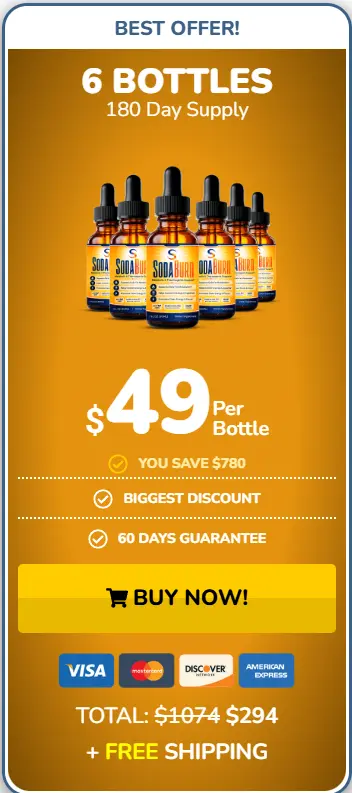SodaBurn order 6 bottles